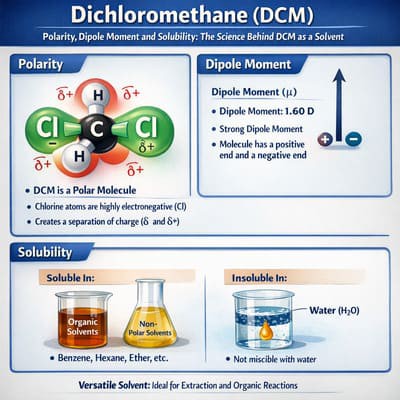 Dichloromethane Polarity, Dipole Moment and Solubility: The Science Behind DCM as a Solvent