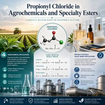 Propionyl Chloride in Agrochemicals and Specialty Esters