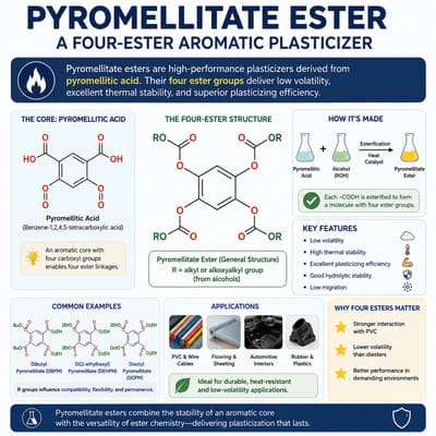 What Is a Pyromellitate Ester? Four-Ester Aromatic Plasticizer Chemistry Explained