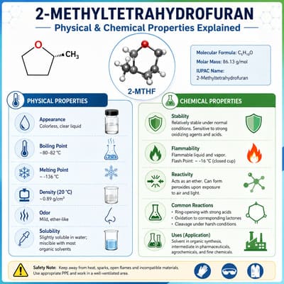 Physical & Chemical Properties of 2-Methyltetrahydrofuran Explained