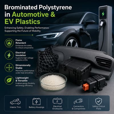 Brominated Polystyrene in Automotive & EV Plastics