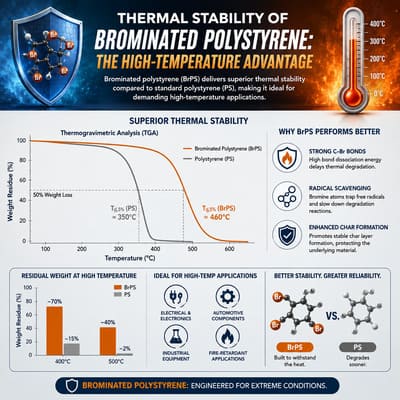 Thermal Stability of Brominated Polystyrene: The High-Temperature Advantage