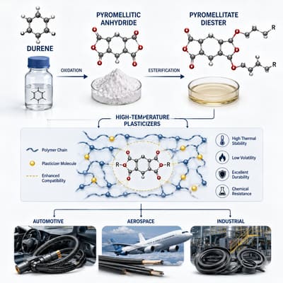 From Durene to High-Temperature Plasticizers: The Pyromellitate Ester Chain