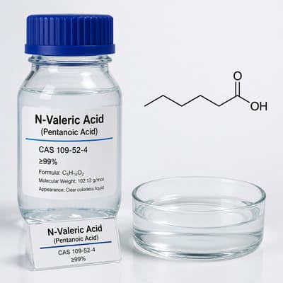 N-Valeric Acid (Pentanoic Acid) — CAS 109-52-4, ≥99%