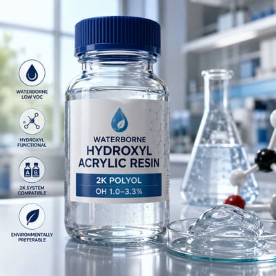 Waterborne Hydroxyl Acrylic Resin — 2K Polyol, OH 1.0–3.3%